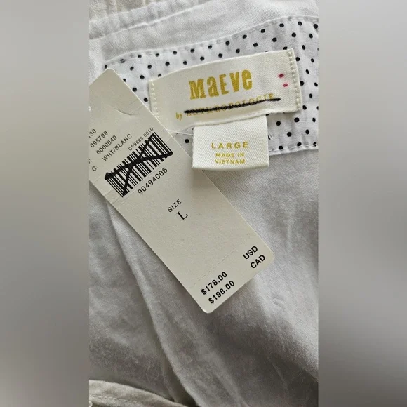 Puff-Sleeve Corset Linen Midi Dress - Picture 8 of 8